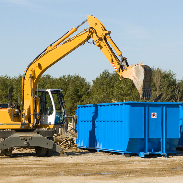 are there any restrictions on where a residential dumpster can be placed in Markleysburg Pennsylvania